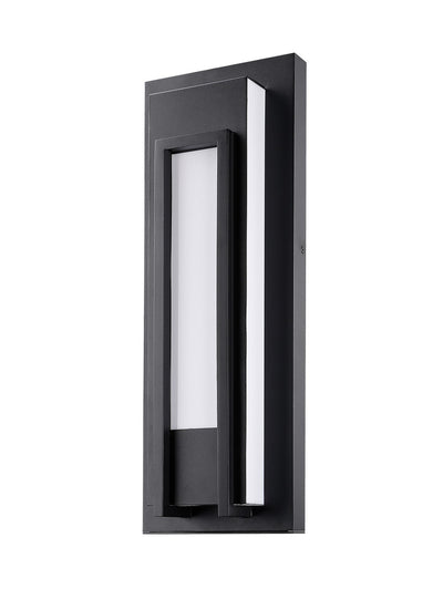 Z-Lite Lighting 520M-BK-LED Modern Keaton Outdoor Black