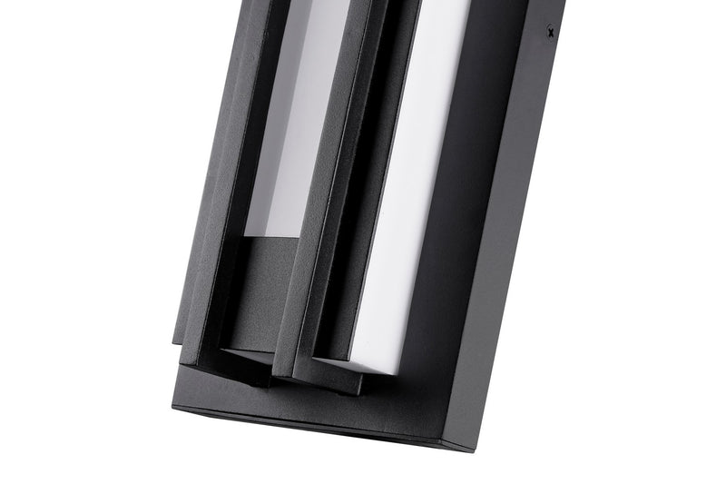 Z-Lite Lighting 520S-BK-LED  Keaton Modern Outdoor Black
