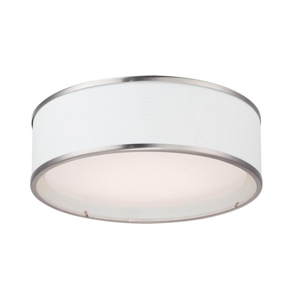 Maxim Lighting PRIME 10221WLSN Flush Mount Modern - Nickel