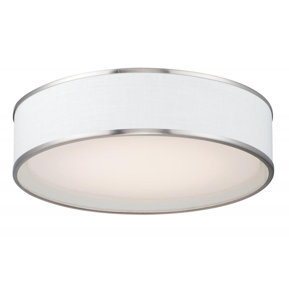 Maxim Lighting PRIME 10223WLSN Flush Mount Modern - Nickel