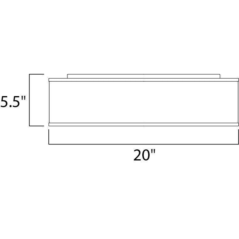 Maxim Lighting PRIME 10232GY Flush Mount Modern - Dry Rated