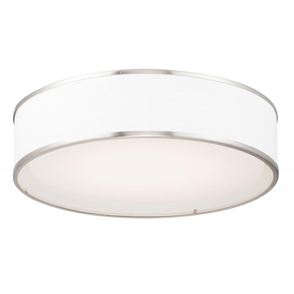 Maxim Lighting PRIME 10233WLSN Flush Mount Modern - Nickel