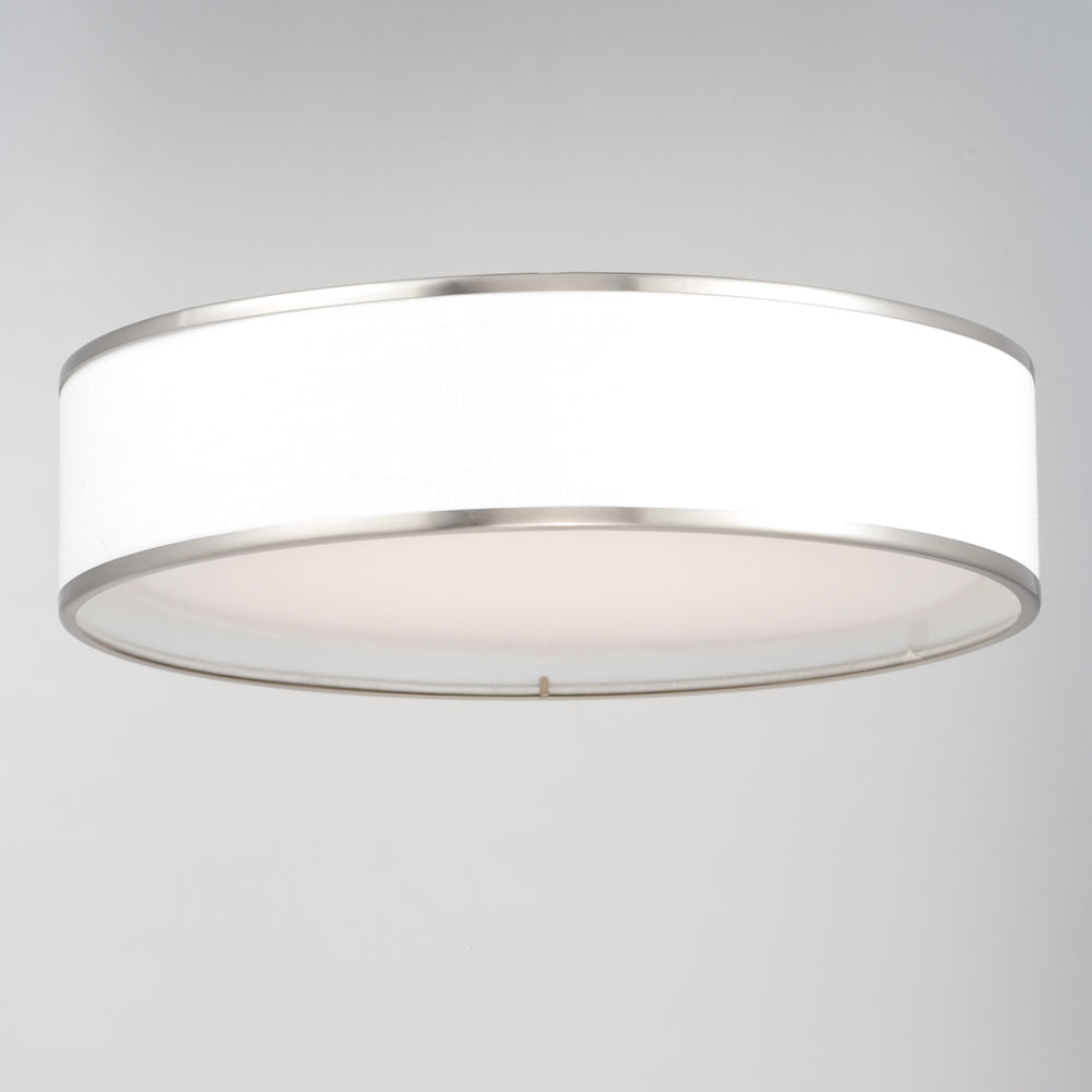 Maxim Lighting PRIME 10233WLSN Flush Mount Modern - Nickel