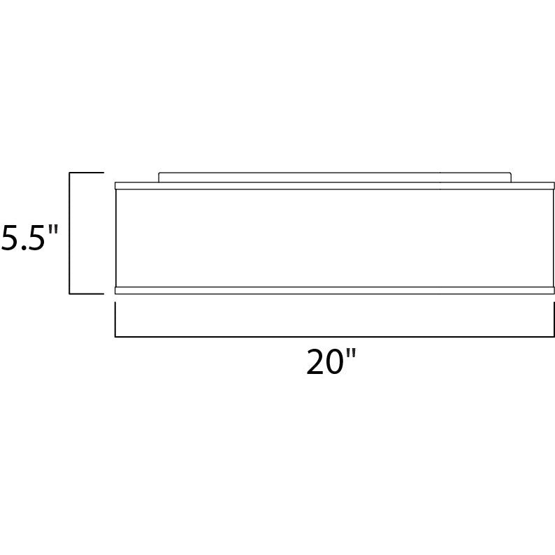 Maxim Lighting PRIME 10233WLSN Flush Mount Modern - Nickel