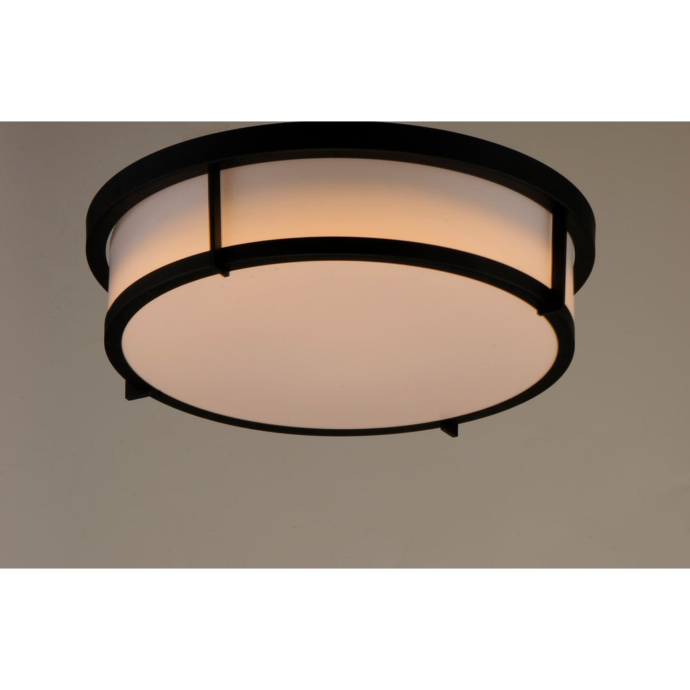 Maxim Lighting ROGUE E26 10270WTBK Flush Mount Transitional - Black