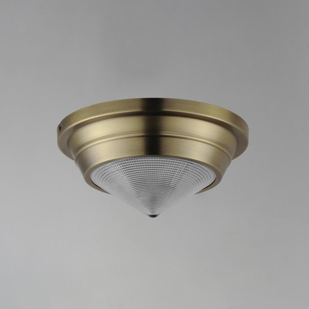 Maxim Lighting HARGREAVES 10390PRNAB Flush Mount - Brass