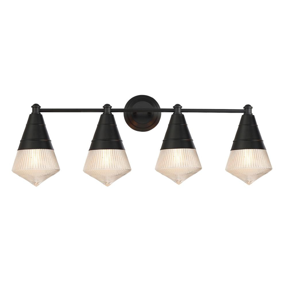 Maxim Lighting HARGREAVES 10394PRBK Bathroom Fixture - Black