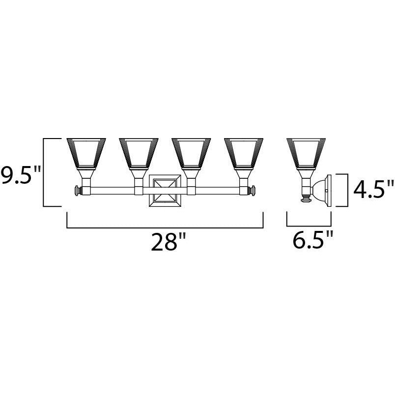 Maxim Lighting BRENTWOOD 11079FTOI Bathroom Fixture Americana - Bronze