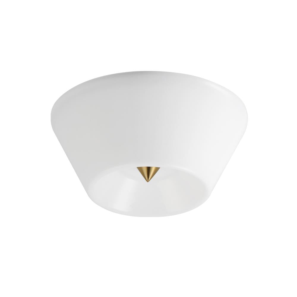 Maxim Lighting TACK 11150WTNAB Flush Mount - Brass