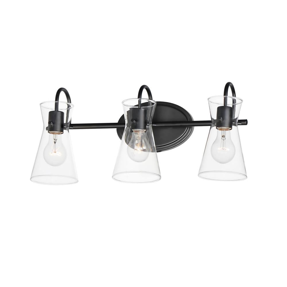 Maxim Lighting AVA 12483CLBK Bathroom Fixture - Black