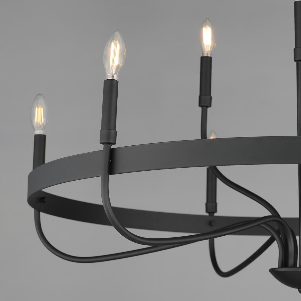 Maxim Lighting FRANKIE 14499BK Chandelier - Black