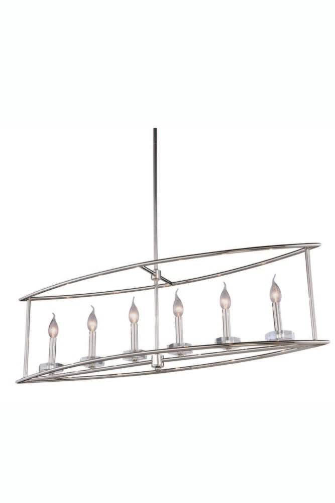 Elegant Lighting 1493G44PN Chandelier Transitional - Nickel