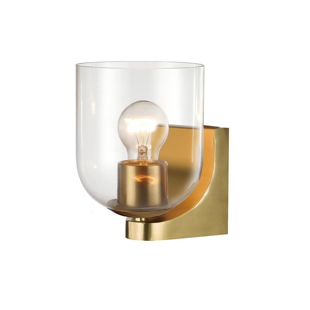 Maxim Lighting SCOOP 21231CLNAB Sconce - Brass