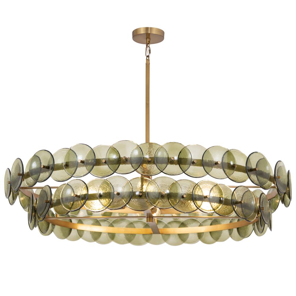 Maxim Lighting LOREN 21824GNWBR Chandelier - Brass