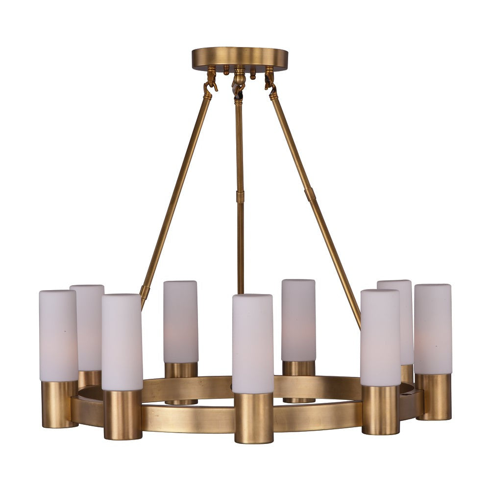 Maxim Lighting CONTESSA 22418SWNAB Chandelier Contemporary - Brass