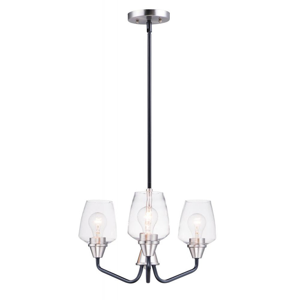 Maxim Lighting GOBLET 26124CLBKSN Mini Chandelier Modern - Black