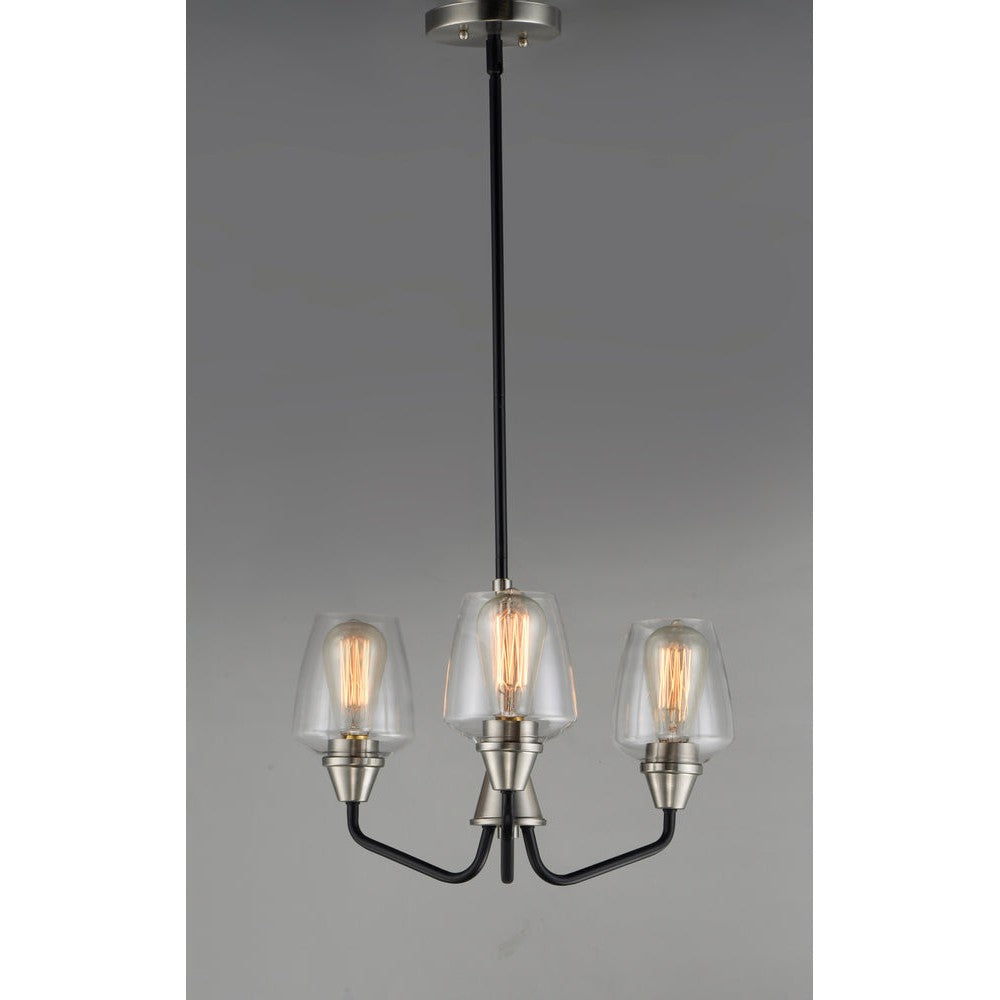 Maxim Lighting GOBLET 26124CLBKSN Mini Chandelier Modern - Black