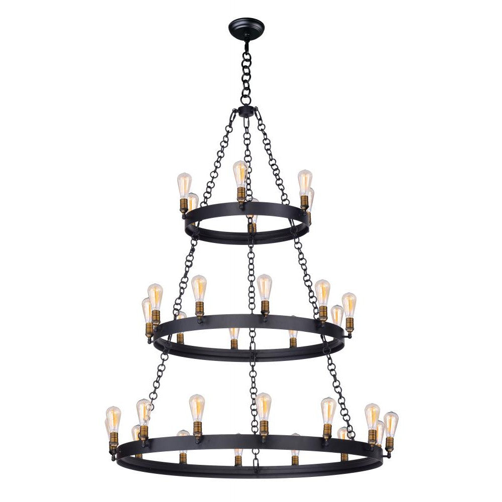 Maxim Lighting NOBLE 26278BKNAB/BUL Chandelier - Black