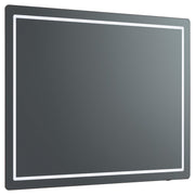 Oxygen Compact 3-0402-15 LED Lighted Mirror 36x36 Inch - Black