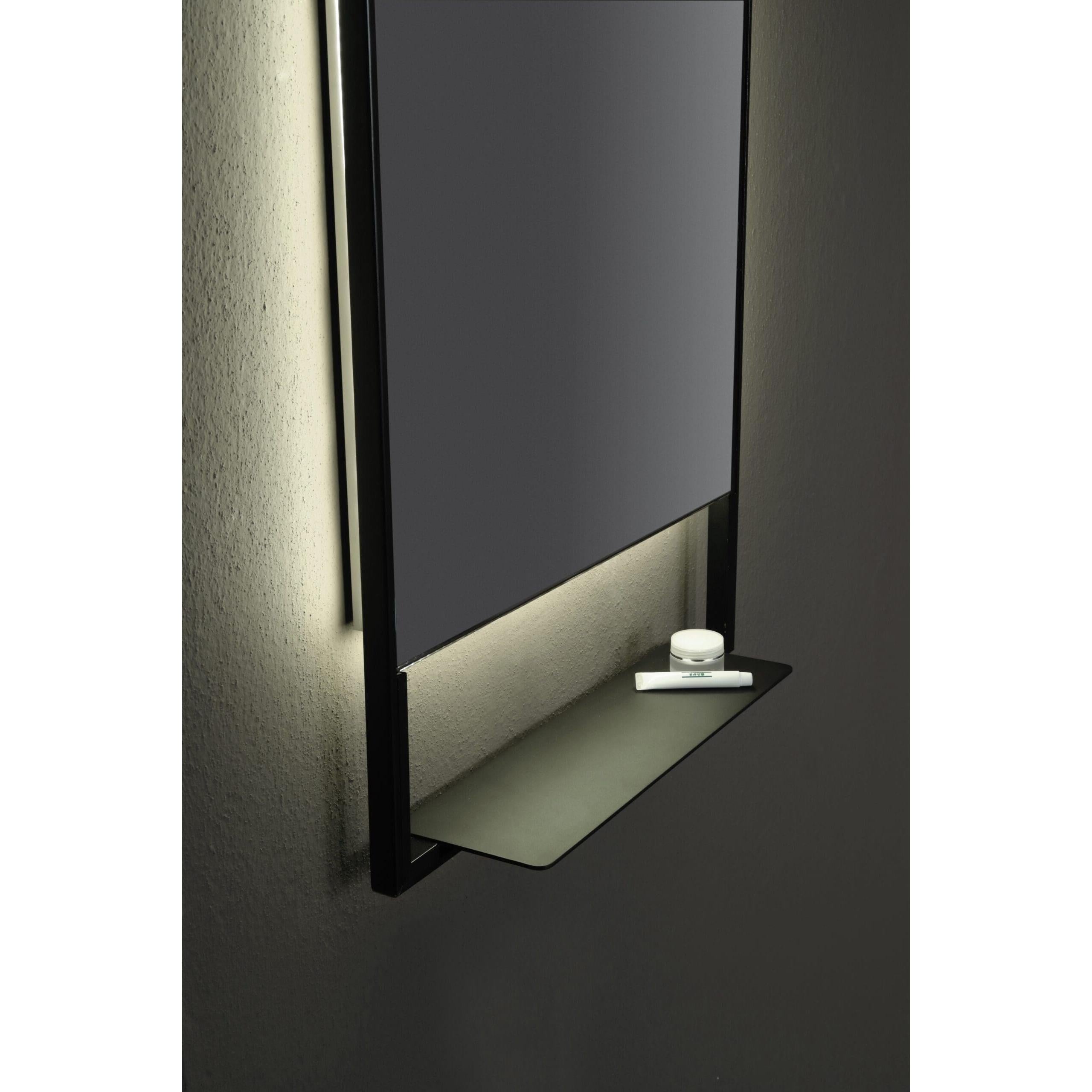 Oxygen Castore 3-0901-15 Lighted LED Mirror 20 Inch x 32 inch - Black
