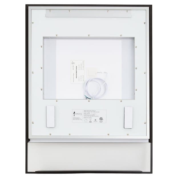 Oxygen Dusk 3-0803-15 Lighted LED Mirror 36 Inch x 36 Inch - Black