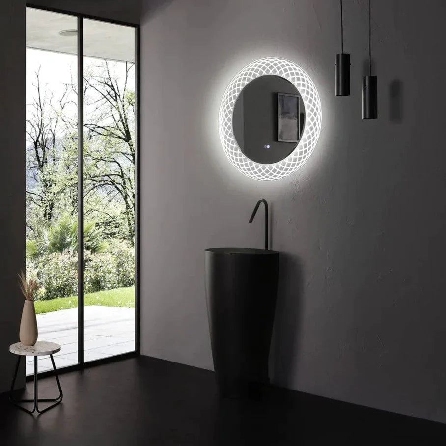 Oxygen PERLA 3-1203-0 Modern Lighted LED Mirror, Light Color CCT Selectable, 48 inch