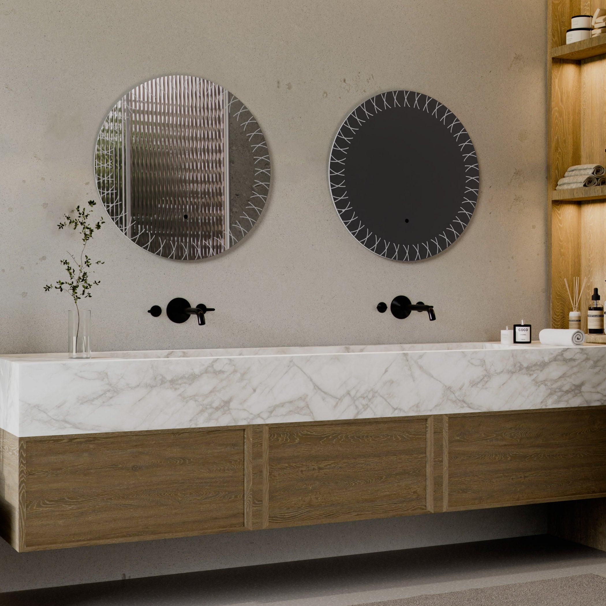 Oxygen Lighting XO 3-1902-0 XO 36 inch Lighted Mirror