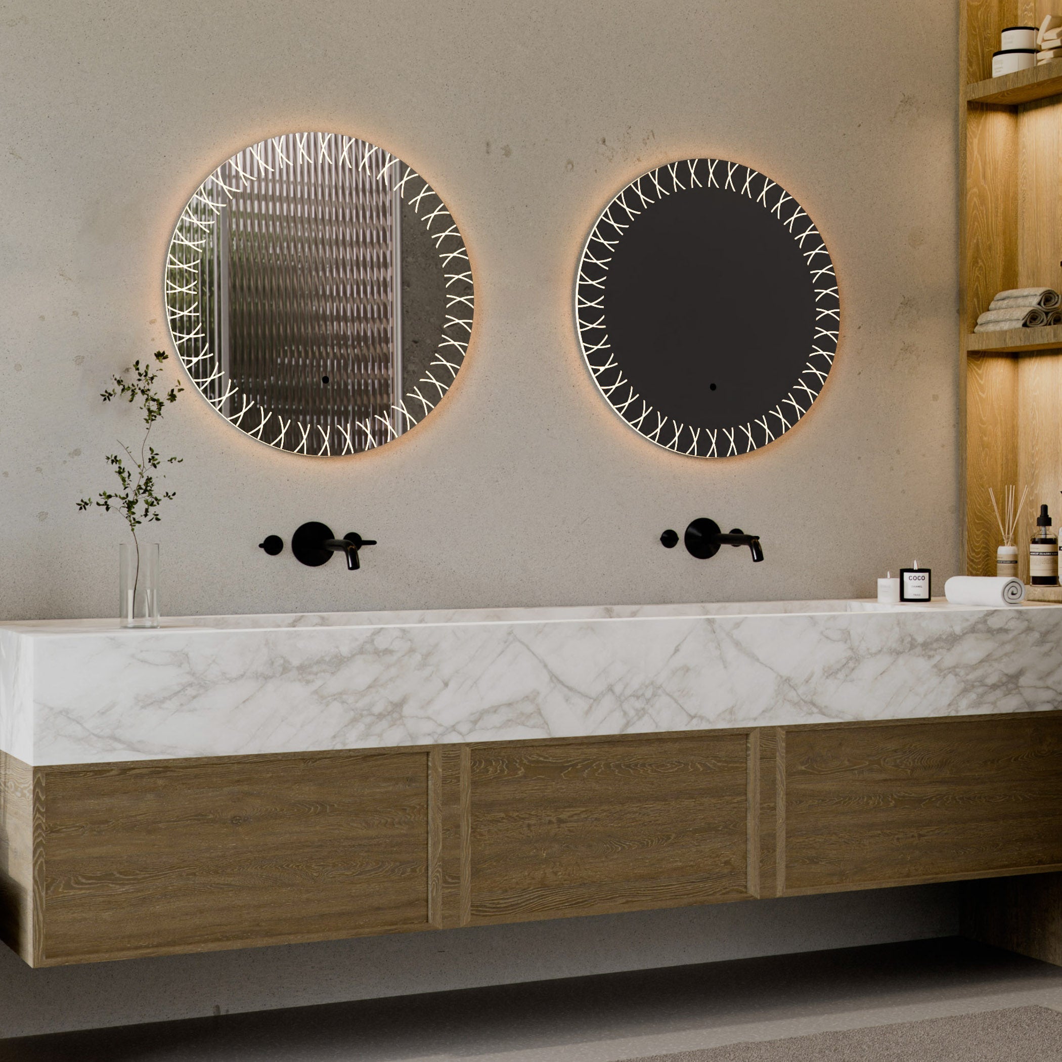 Oxygen Lighting XO 3-1902-0 XO 36 inch Lighted Mirror
