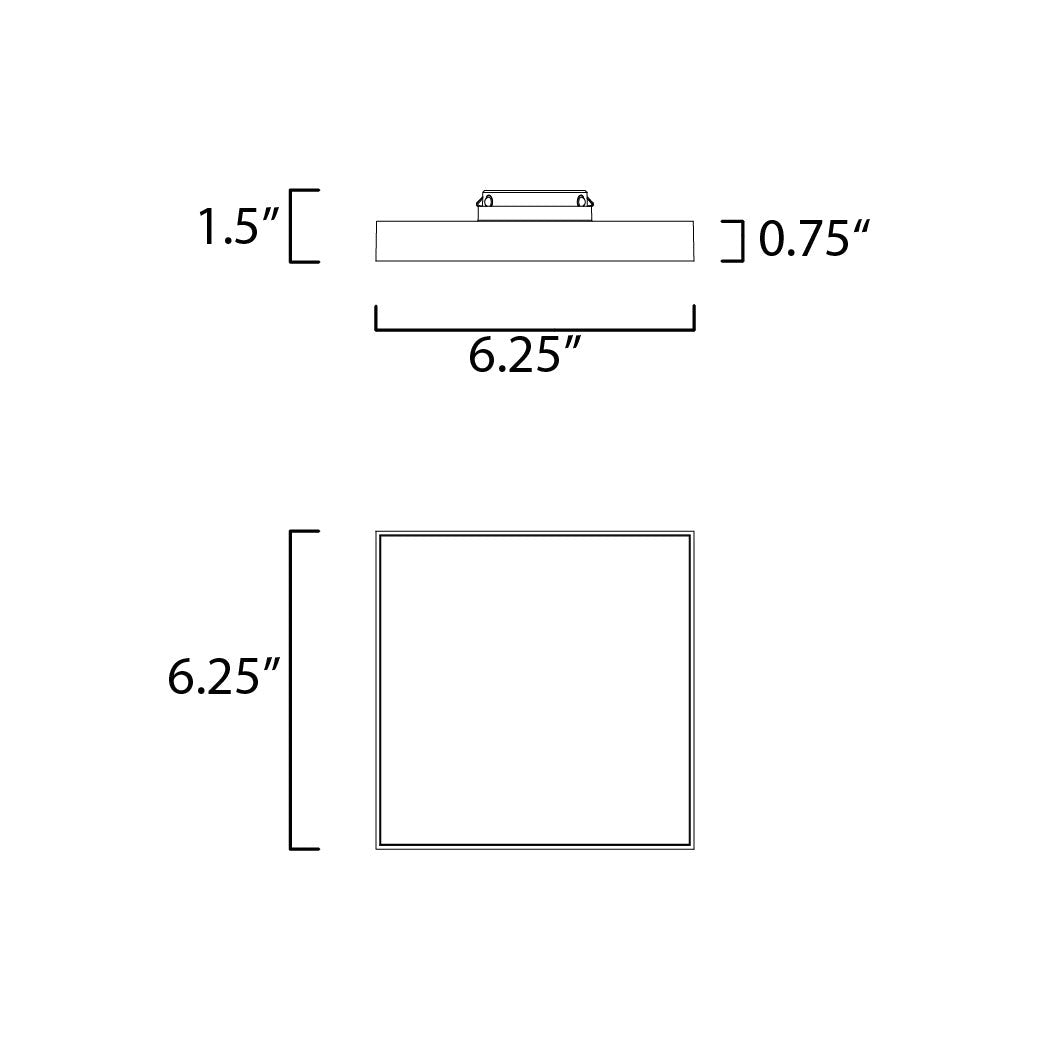 Maxim Lighting TRIM 57667WTWT Exterior Transitional - White