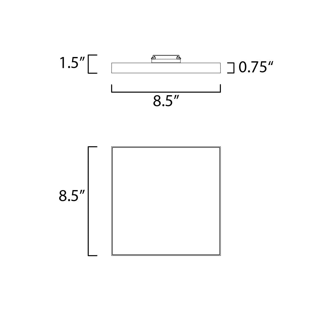 Maxim Lighting TRIM 57668WTSN Exterior Transitional - Nickel