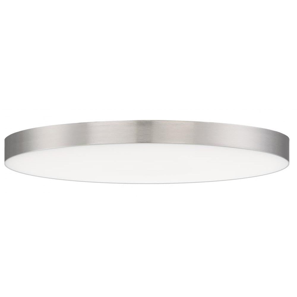 Maxim Lighting TRIM 57670WTSN Flush Mount Traditional - Nickel