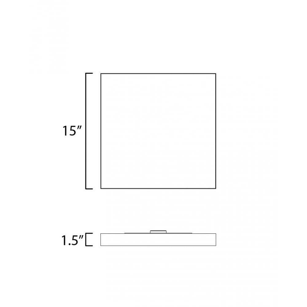 Maxim Lighting TRIM 57675WTWT Flush Mount Traditional - White