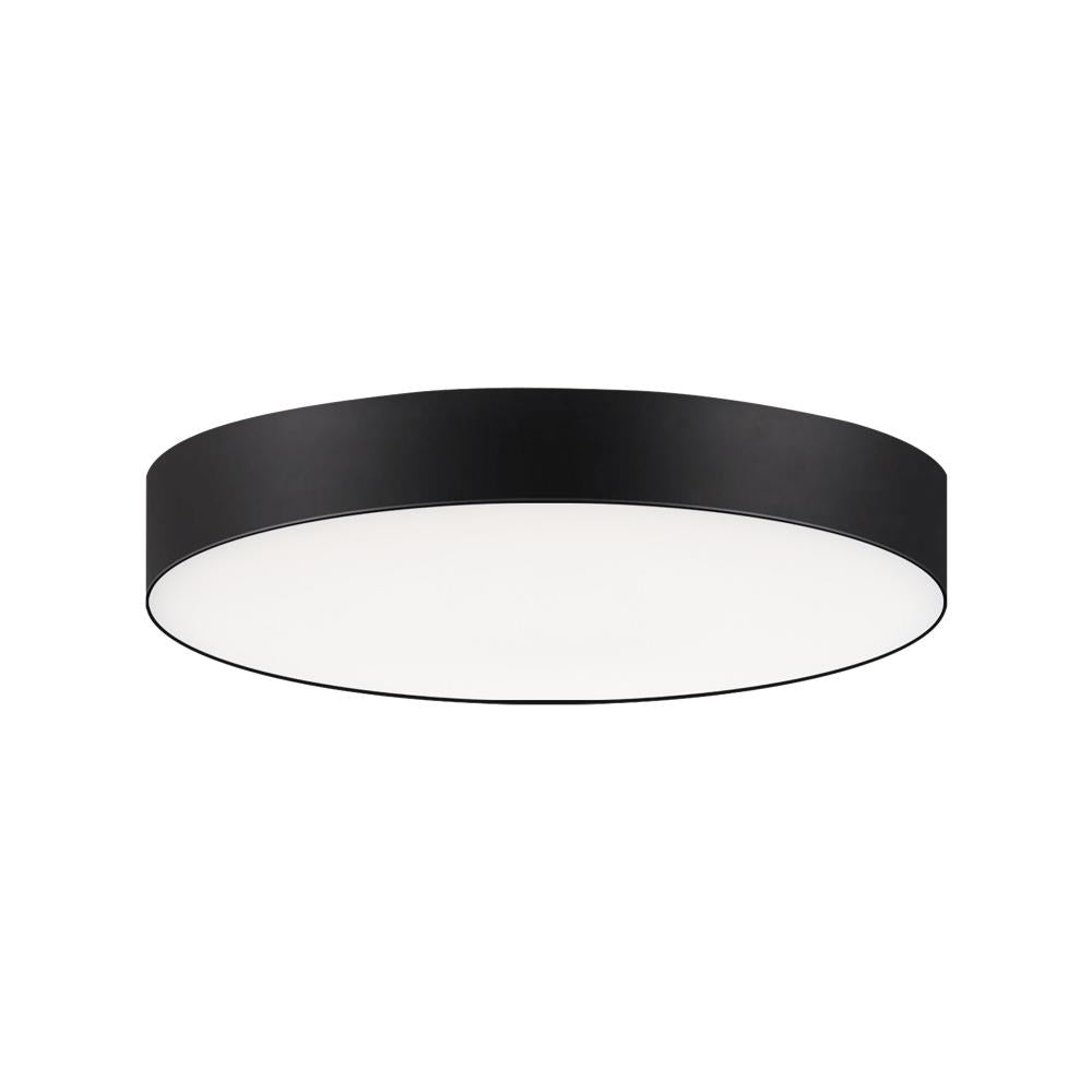 Maxim Lighting TRIM - 0-10 V 57880WTBK Flush Mount Traditional - Black