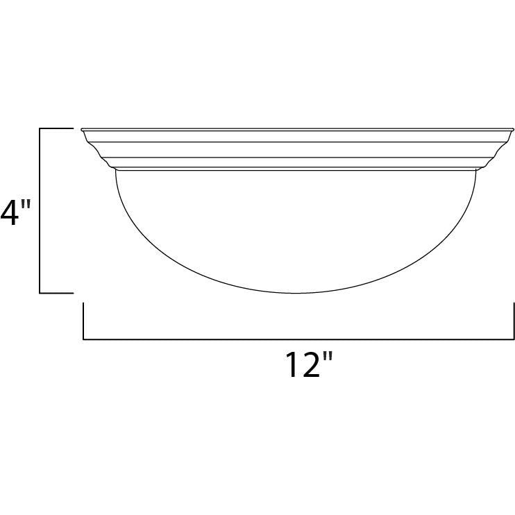 Maxim Lighting ESSENTIALS - 585X 5850FTOI Flush Mount Contemporary - Bronze