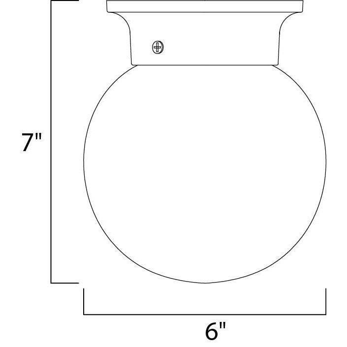 Maxim Lighting ESSENTIALS - 588X 5889WTWT Flush Mount Contemporary - White