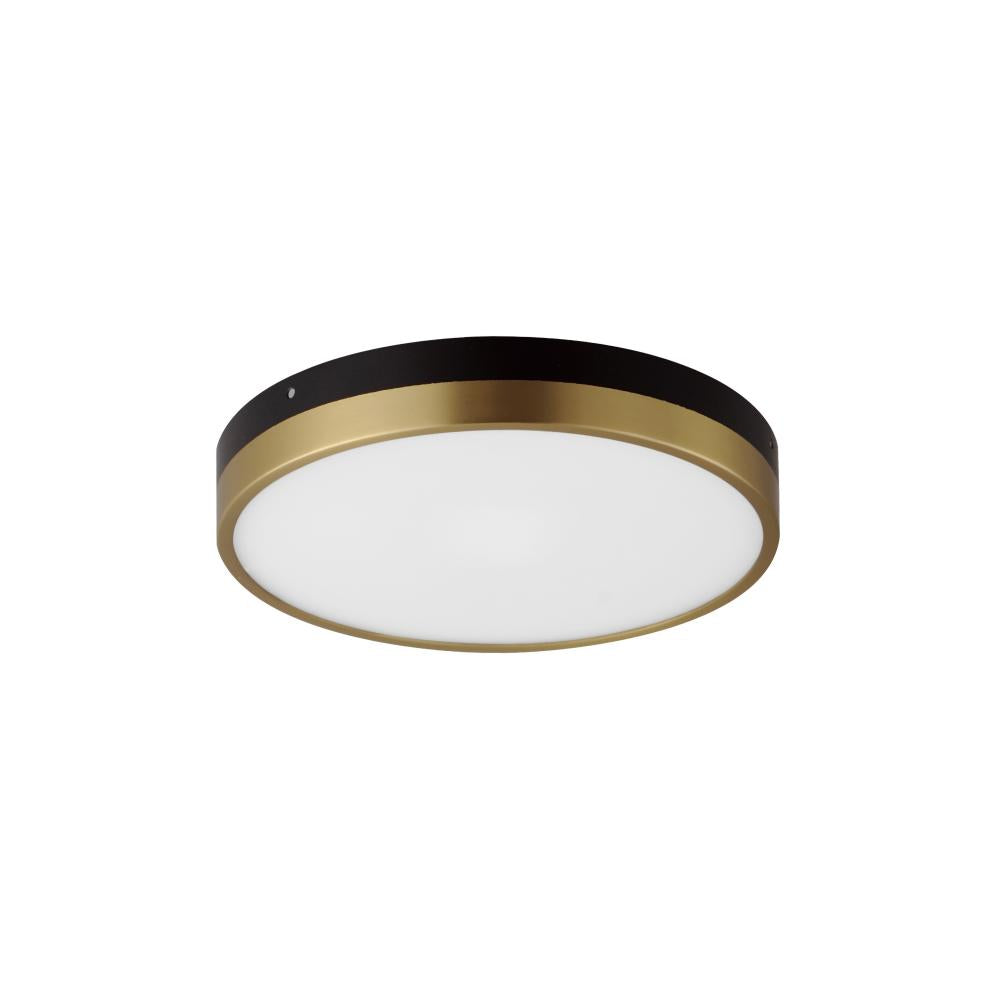 Maxim Lighting DAPPER 59702WTBKAB Flush Mount - Antique Brass