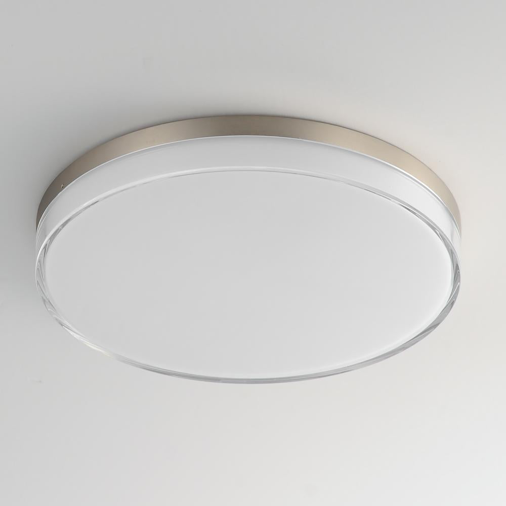 Maxim Lighting EDGE 59764CLFTSN Flush Mount - Nickel