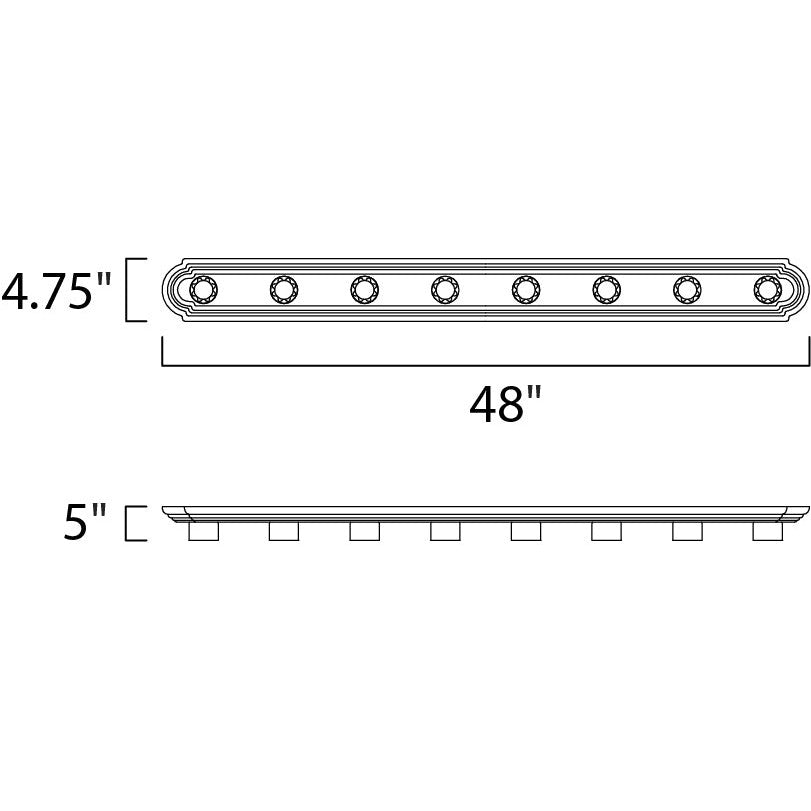 Maxim Lighting ESSENTIALS - 712X 7128PC Bathroom Fixture Contemporary - Chrome