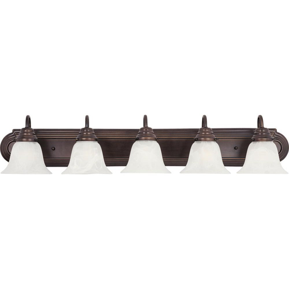 Maxim Lighting ESSENTIALS - 801X 8015MROI Bathroom Fixture Traditional - Bronze