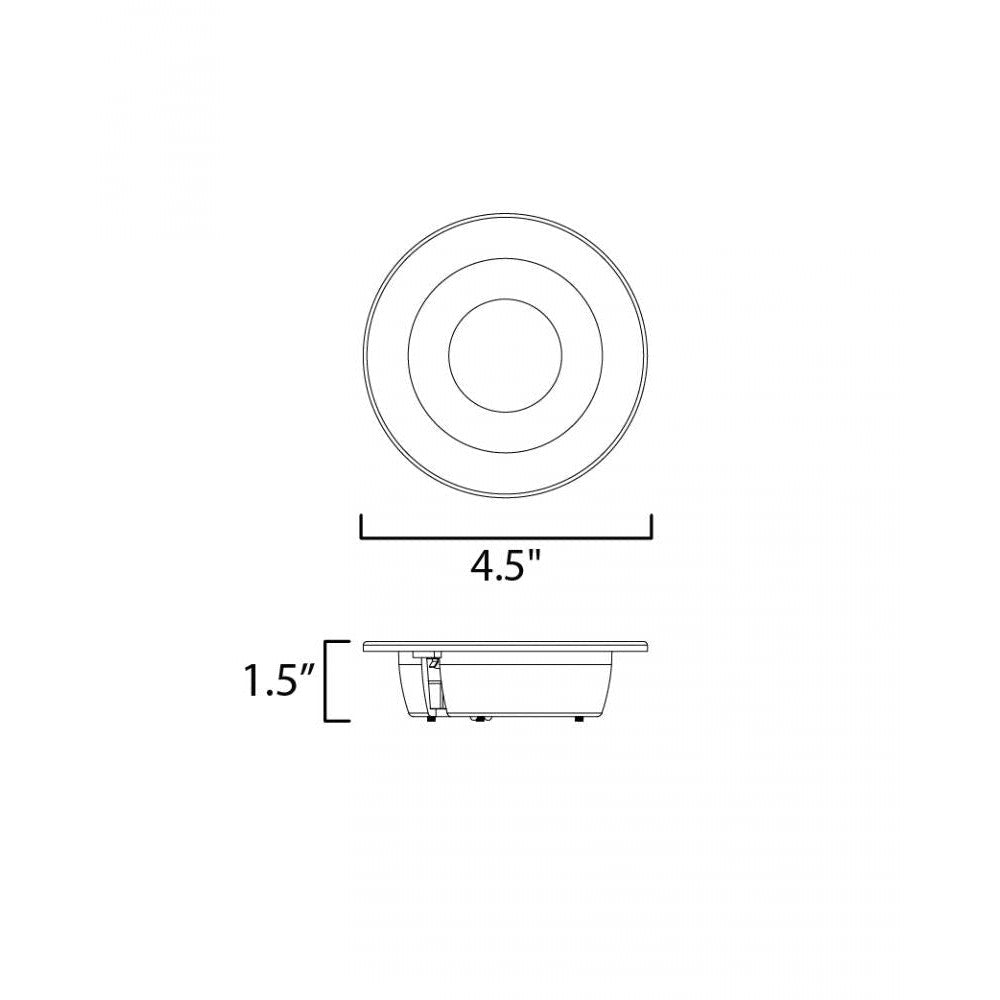 Maxim Lighting CRISP 87665WT Recessed Lighting - White