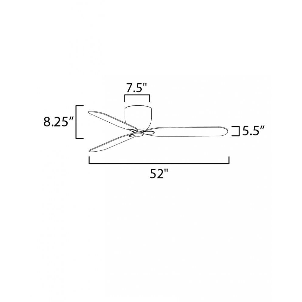 Maxim Lighting LOWELL 88808MW Fan - White