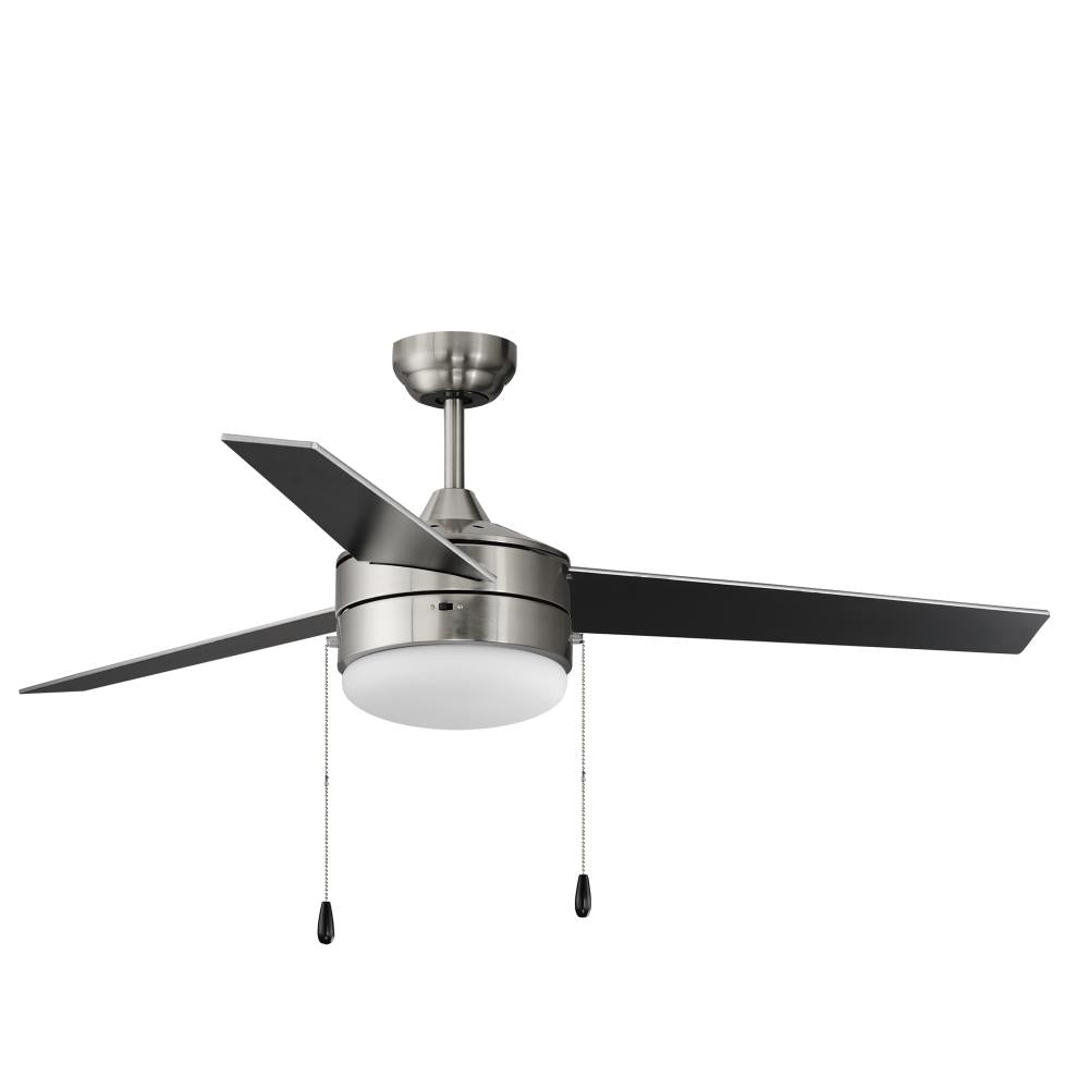 Maxim Lighting TRIO 89906FTSNBK Fan - Satin Nickel Black