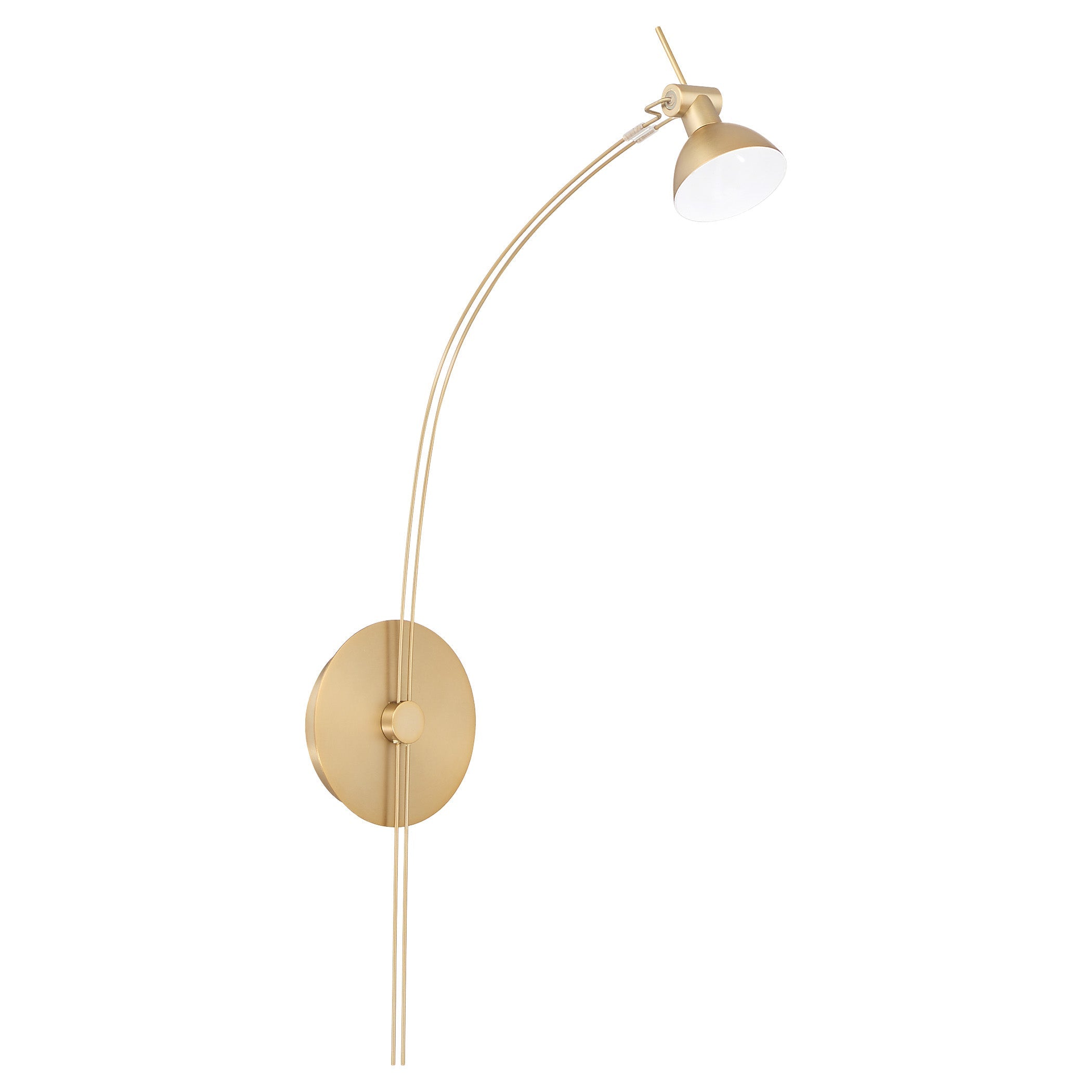 Quorum RICARDO 943-80 Modern LED Picture Light 90CRI 3000K - Aged Brass