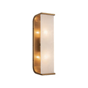 Alora Lighting Abbott WV327015VBAR Wall/Vanity Lights, Vintage Brass/Alabaster