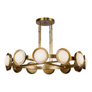 ALORA Lighting CH320050VB LED Chandelier, UL Listed, Vintage Brass