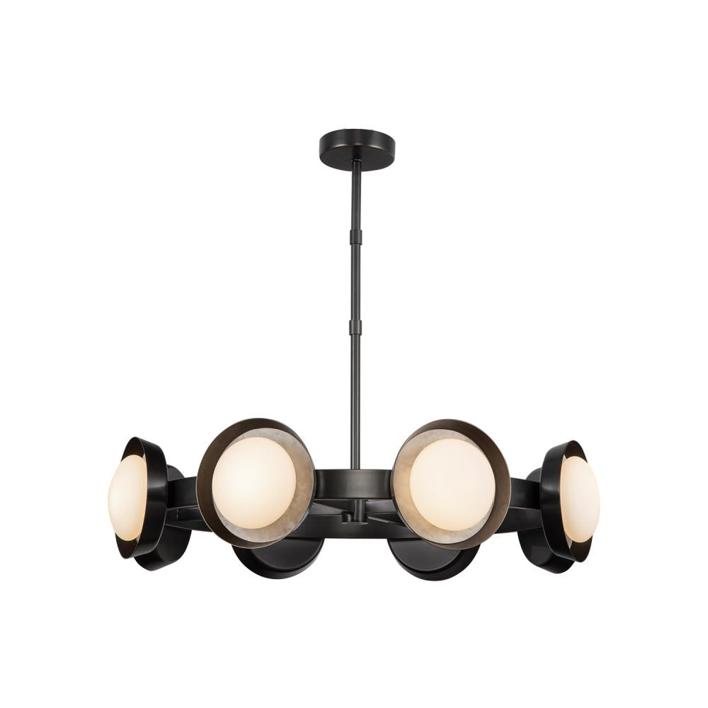 ALORA Lighting CH320837UB Urban Bronze LED Chandelier, 37-inch, Soft Modern Design, Urban Bronze