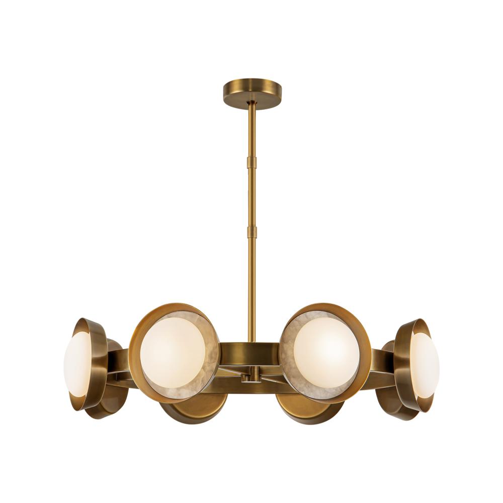 ALORA Lighting CH320837VB Chandeliers, Vintage Brass