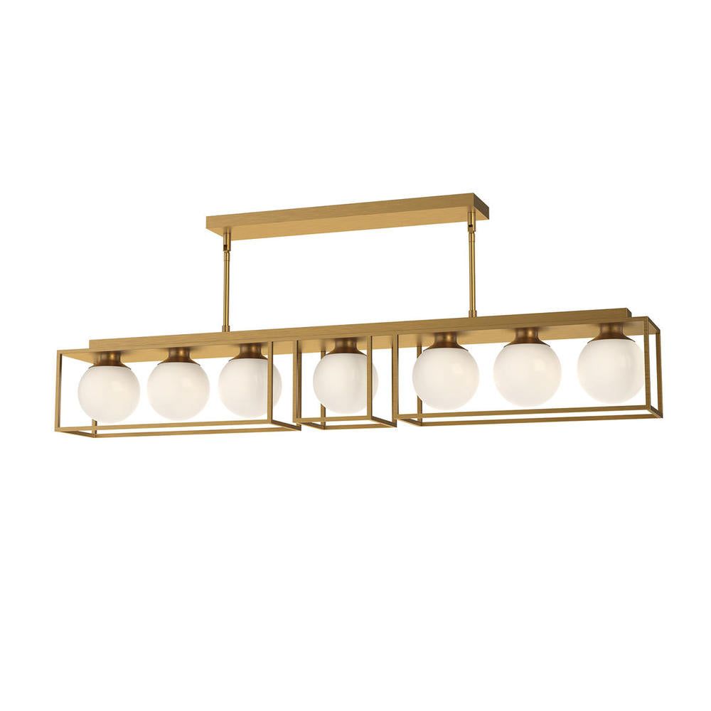 Alora Lighting AMELIA LP519748AGOP Pendant - Aged Gold