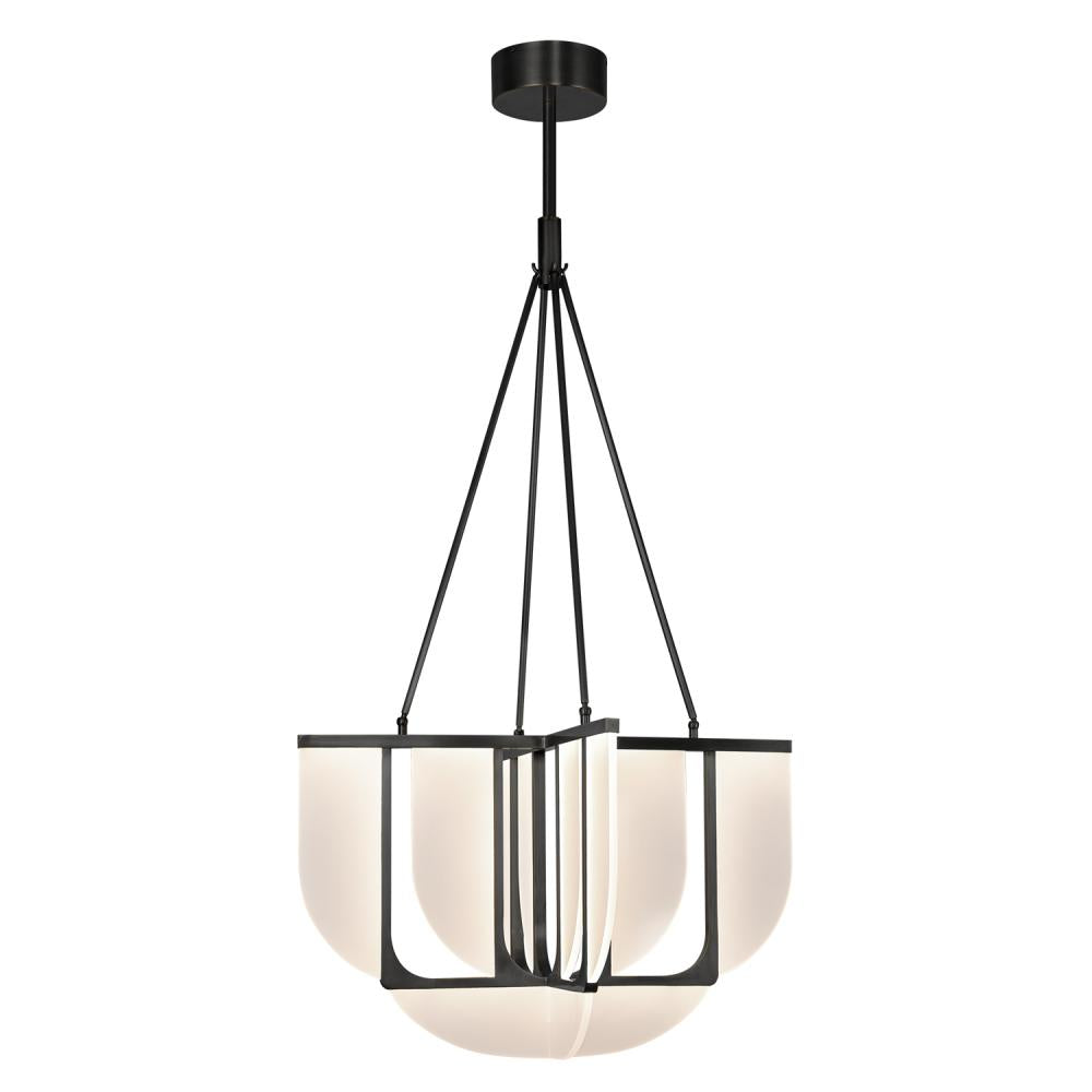 ALORA Lighting CH336830UB Urban Bronze LED Chandelier, Traditional Style