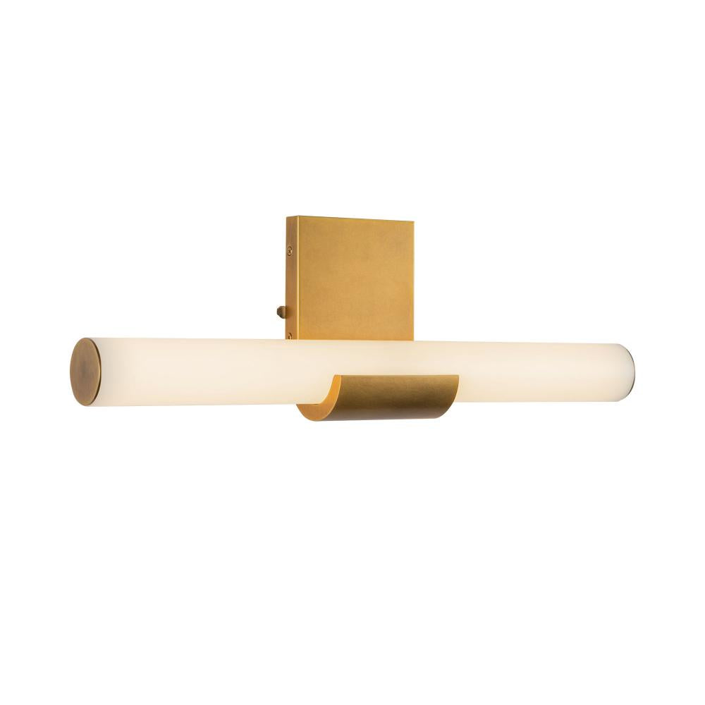 ALORA Lighting Apollo WV353020VB Vanity Light Fixture, UL Damp Rated, Vintage Brass